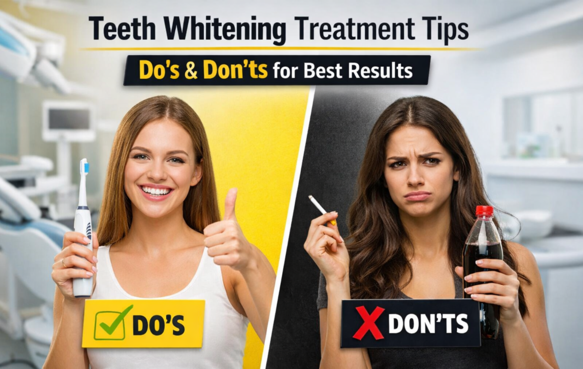 Teeth Whitening Treatment Tips: Do’s and Don’ts for Best Results