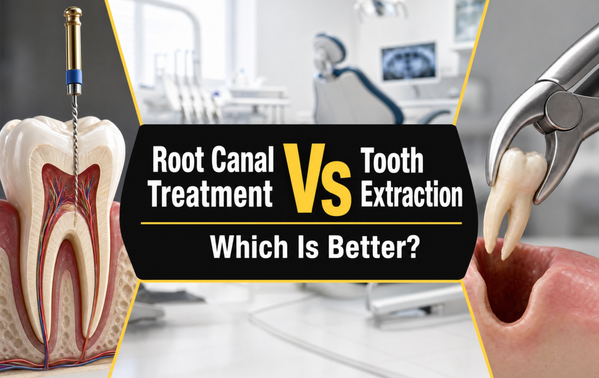 Root Canal Treatment vs Tooth Extraction: Which Is Better ?