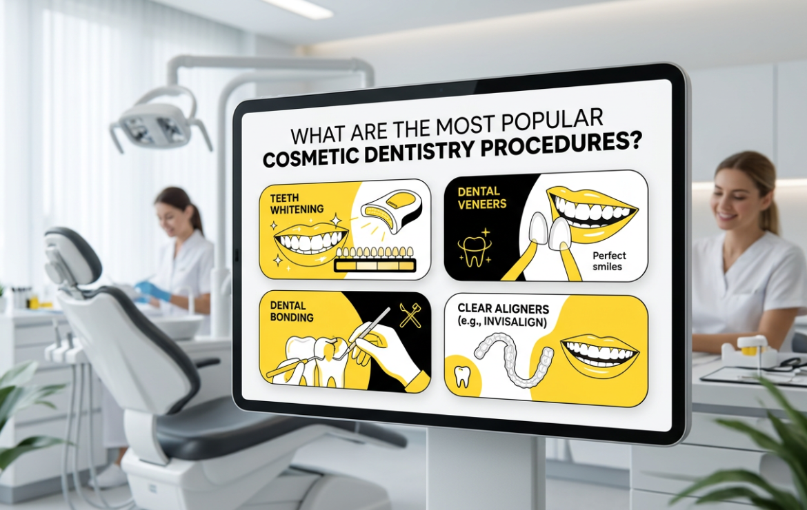 What Are the Most Popular Cosmetic Dentistry Procedures