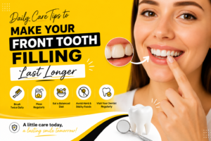 Daily Care Tips to Make Your Front Tooth Filling Last Longer