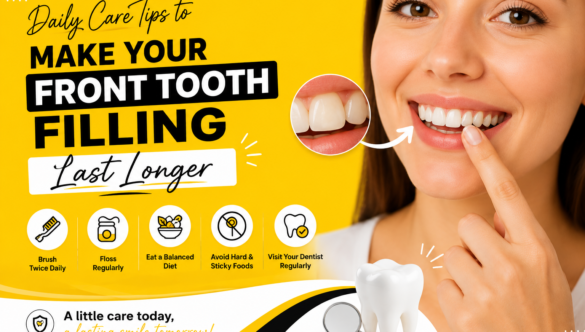 Daily Care Tips to Make Your Front Tooth Filling Last Longer