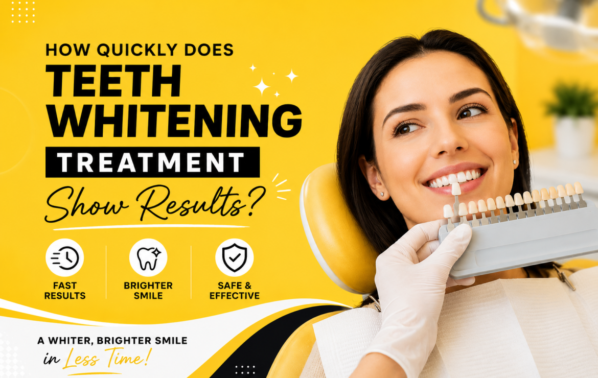 How Quickly Does Teeth Whitening Treatment Show Results